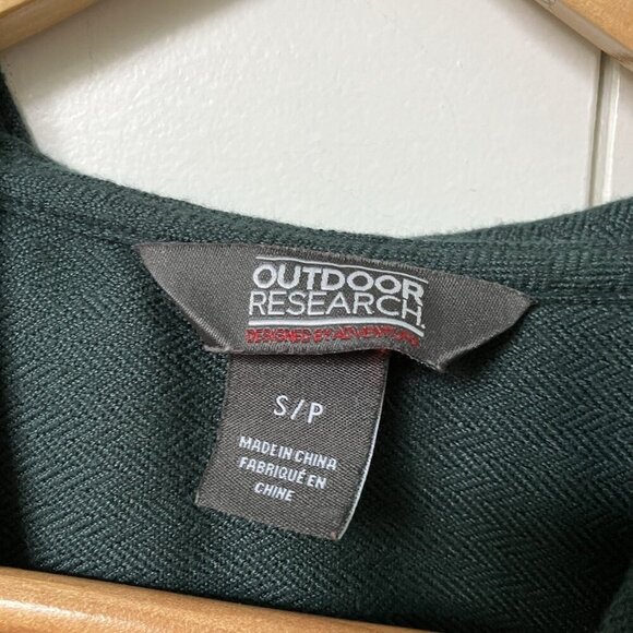 Outdoor Research Feedback Flannel Hoodie Womens S Green Button Up Gorpcore - Picture 5 of 8